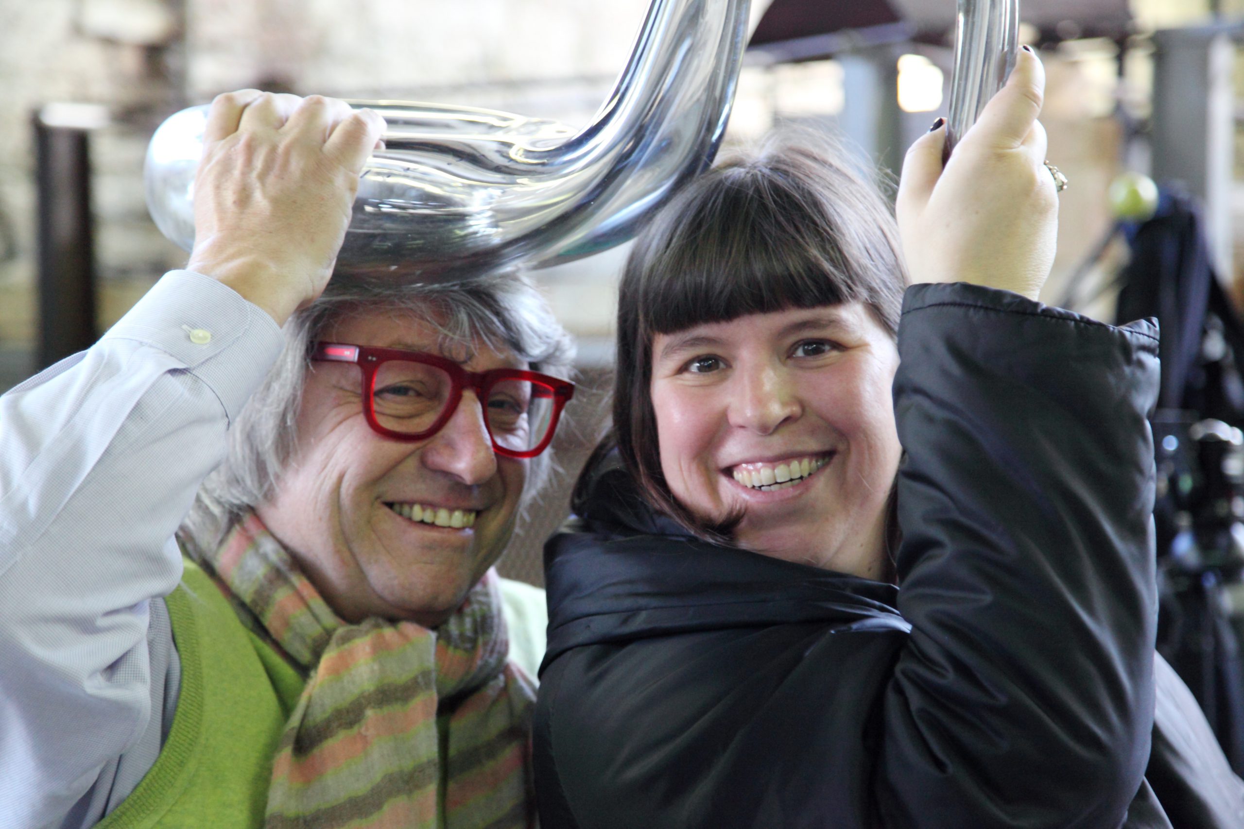 Adriano Berengo and Joana Vasconcelos at Glasstress 2013