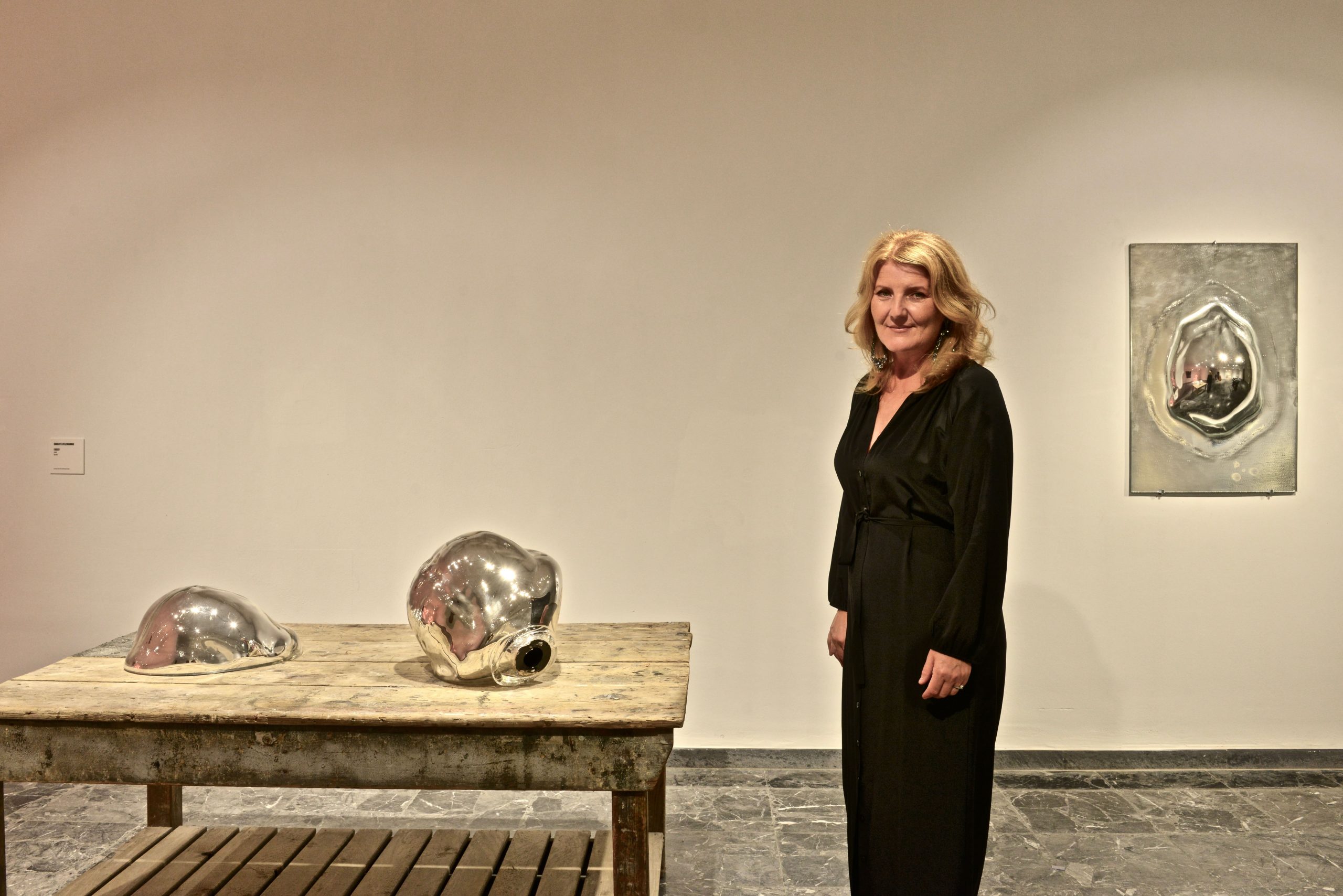 Charlotte Gyllenhammar at the Opening of Unbreakable: Women in Glass